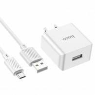 Chargeur Hoco C106 Micro USB Blanc