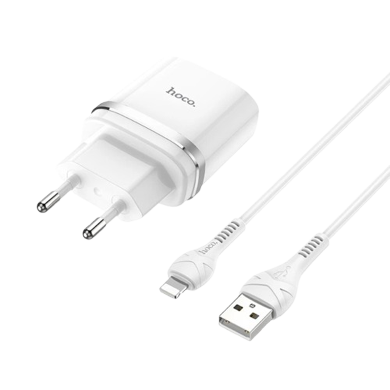 Chargeur iPhone Hoco C12Q 18W Blanc en Tunisie Chargeur iPhone Hoco C12Q 18W Blanc en Tunisie