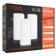Système Tenda Nova MX12 WiFi 6 Maillé Pour Maison AX3000 Blanc En Tunisie Système Tenda Nova MX12 WiFi 6 Maillé Pour Maison AX3000 Blanc En Tunisie