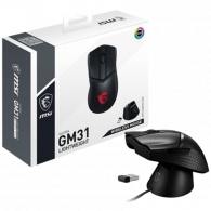 Souris Gamer Sans Fil MSI Clutch GM31 Lightweight Noir En Tunisie Souris Gamer Sans Fil MSI Clutch GM31 Lightweight Noir En Tunisie