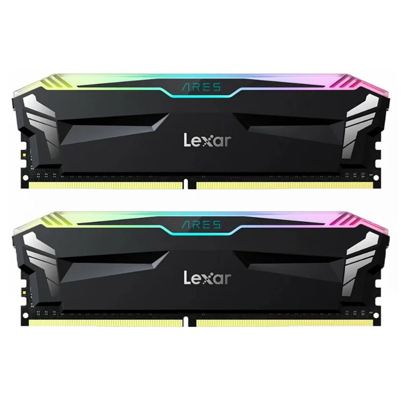 Kit Barrettes Mémoire Lexar Ares RGB 16Go (2x8Go) DDR4 3600MHz U-Dimm en Tunisie
