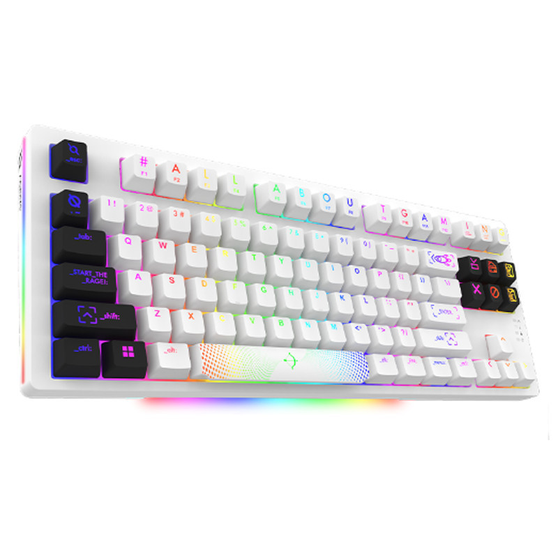 Clavier Gamer Mécanique Aqirys ALUDRA TKL RGB Blanc En Tunisie