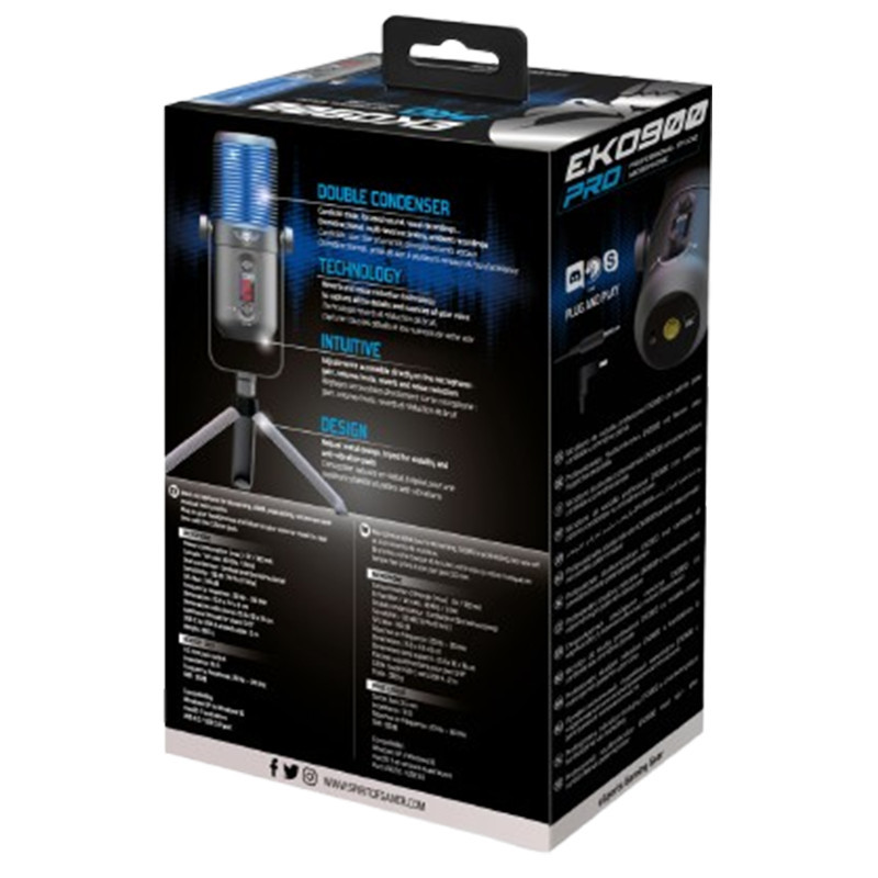Microphone Gamer Spirit Of Gamer Eko 900 Noir En Tunisie