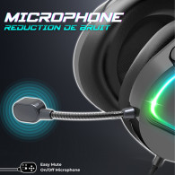 Micro Casque Gamer Spirit Of Gamer Pro H6 RGB Noir En Tunisie