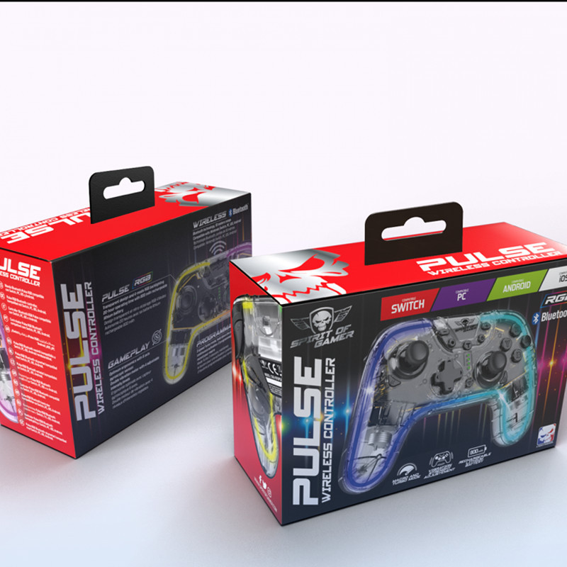 Manette Pc Sans Fil Spirit Of Gamer Pulse Bluetooth RGB En Tunisie