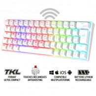 Clavier Gamer Mécanique Spirit Of Gamer XPERT-K200 RGB Blanc En Tunisie