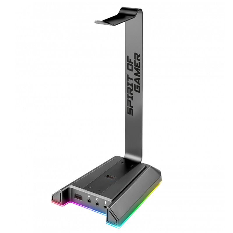 Support de Casque Spirit Of Gamer Sentinel 7.1 RGB Noir En Tunisie