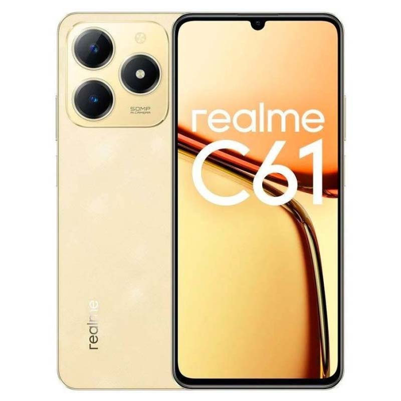 Smartphone Realme C61 8Go 256Go Gold en Tunisie Smartphone Realme C61 8Go 256Go Gold en Tunisie
