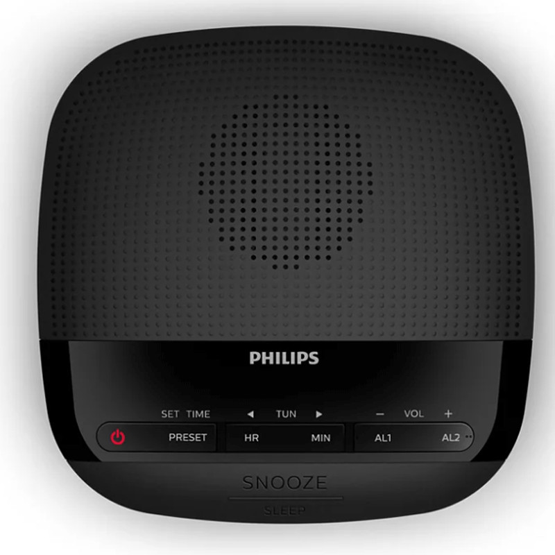 Radio Réveil Sans Fil Philips TAR3205 Noir en Tunisie