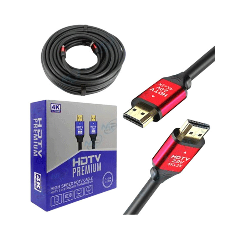 Câble HDMI Vers HDMI 4K 15M Noir en Tunisie Câble HDMI Vers HDMI 4K 15M Noir en Tunisie