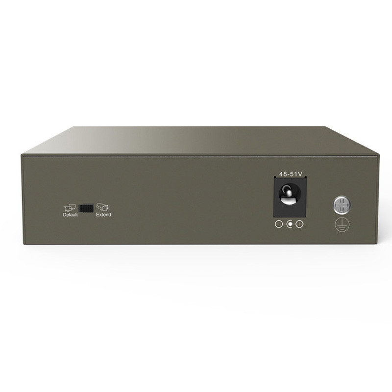 Switch De Bureau Tenda TEF1105P-4-63W 5 Ports 10/100 Mbps Marron en Tunisie