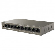 Switch De Bureau Tenda TEF1110P-8-63W 10 Ports 10/100 Mbps Marron en Tunisie