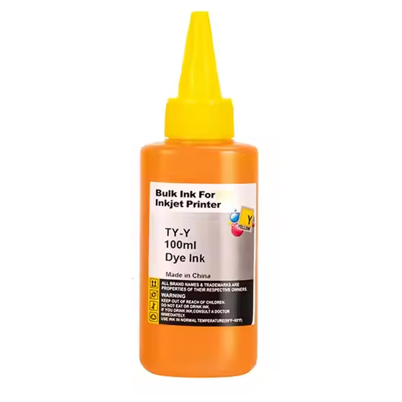 Bouteille D'encre Universelle Adaptable - Jaune