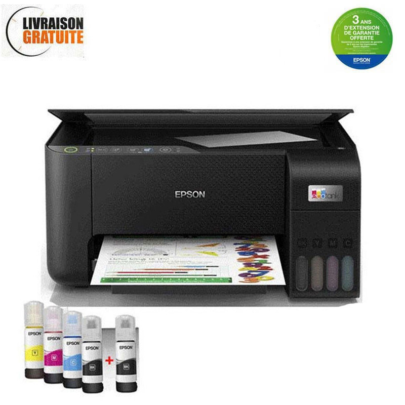 Imprimante EPSON L3210 3En1 À Réservoir Intégré ECOTANK Couleur