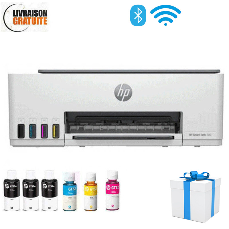 Imprimante Multifonction Jet D'encre HP Smart Tank 580 1F3Y2A - Blanc en Tunisie Imprimante Multifonction Jet D'encre HP Smart Tank 580 1F3Y2A - Blanc en Tunisie
