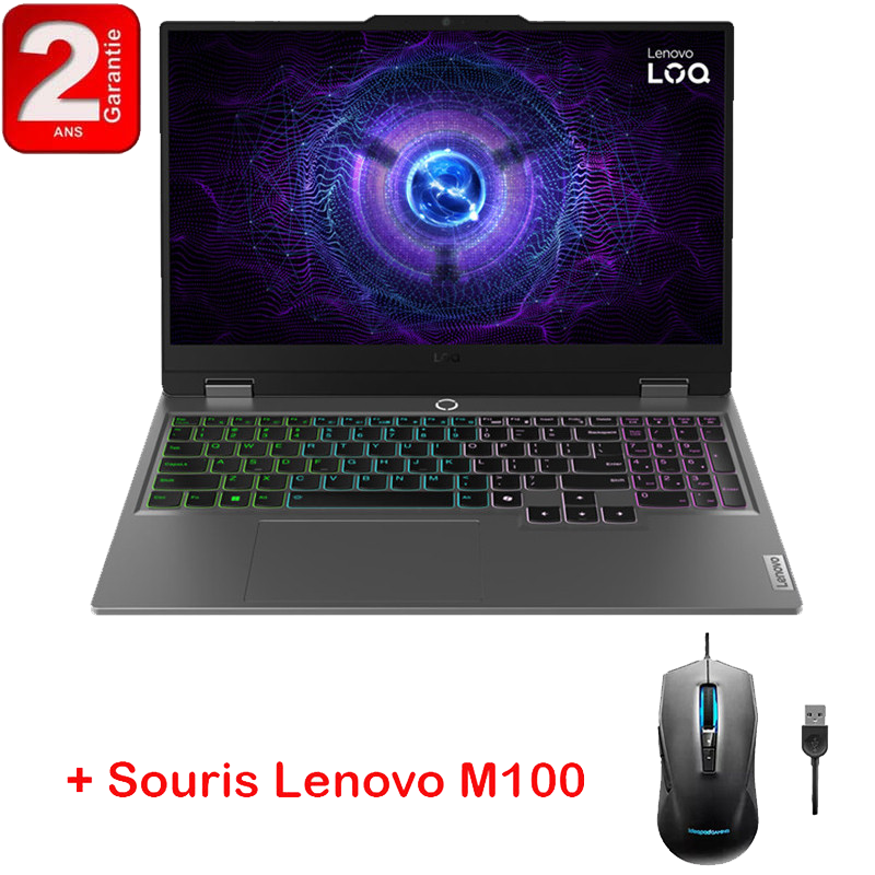 Pc Portable Gamer Lenovo LOQ3 15IAX9 i5 12Gén 512Go SSD en Tunisie