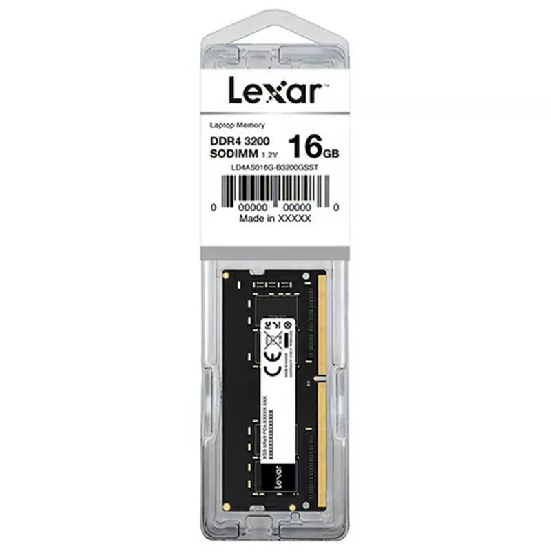 Barrette Mémoire Lexar 16Go DDR4 3200MHz So-Dimm en Tunisie
