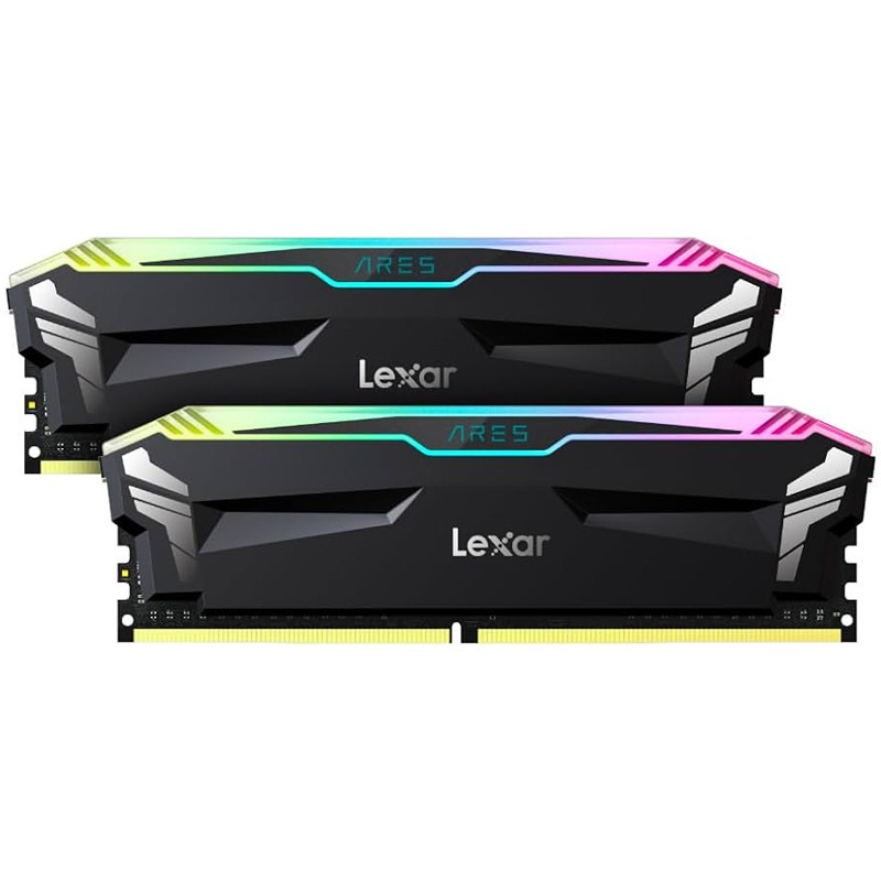 Kit Barrettes Mémoire Lexar Ares RGB 16Go (2x8Go) DDR4 3600MHz U-Dimm en Tunisie