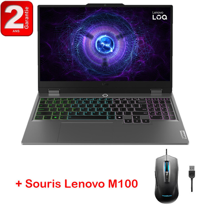 Pc Portable Gamer Lenovo LOQ3 15IAX9 i5 12Gén 512Go SSD Windows 11 en Tunisie