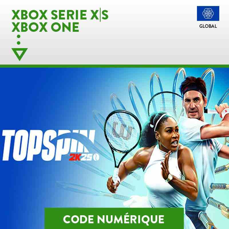 Jeux XBOX Serie X|S TopSpin 2K25 en Tunisie Jeux XBOX Serie X|S TopSpin 2K25 en Tunisie