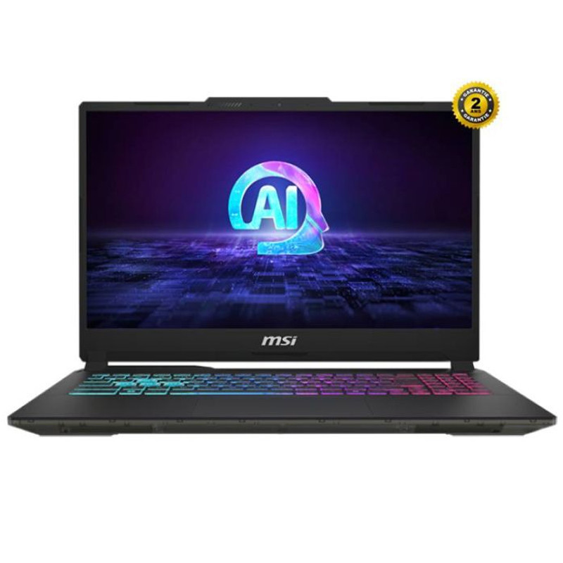 Pc Portable Gamer MSI Cyborg 15 AI A1VF Ultra 7 16Go 512Go SSD RTX 4060 Windows 11 en Tunisie