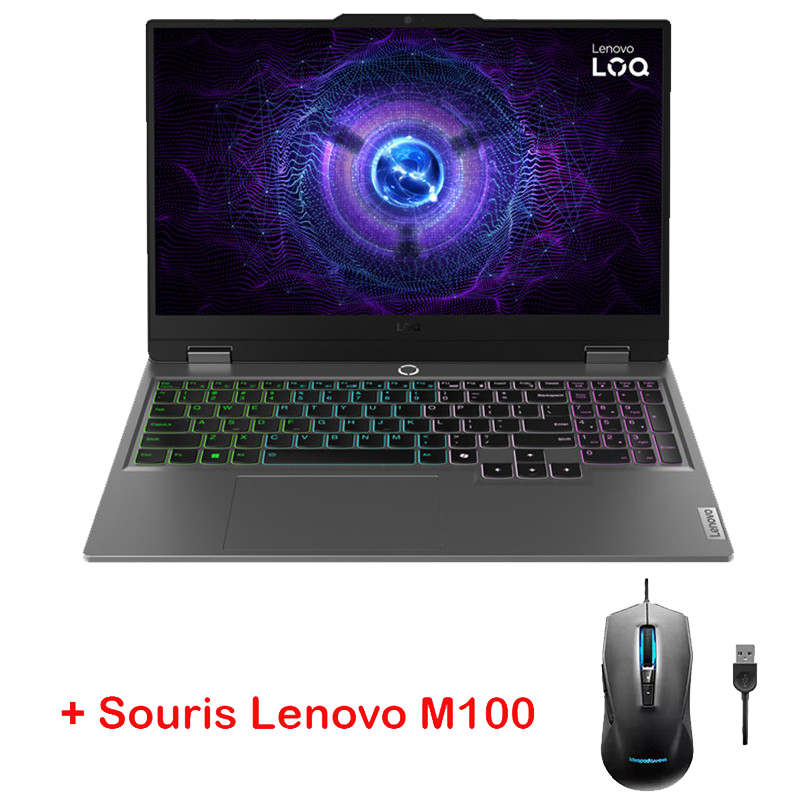 Pc Portable Gamer Lenovo LOQ3 15IAX9 i5 12Gén 512Go SSD en Tunisie