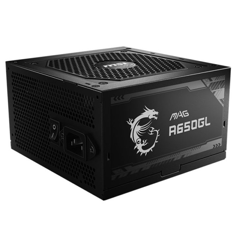 Boite D'alimentation MSI MAG A650GL PCIE5 80+ GOLD Full Modulaire En Tunisie Boite D'alimentation MSI MAG A650GL PCIE5 80+ GOLD Full Modulaire En Tunisie