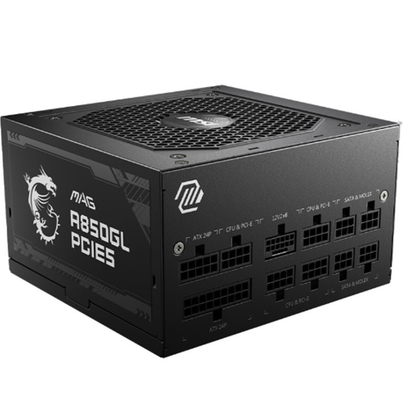 Boite D'alimentation MSI MAG A850GL PCIE5 80+ Gold Full Modulaire En Tunisie