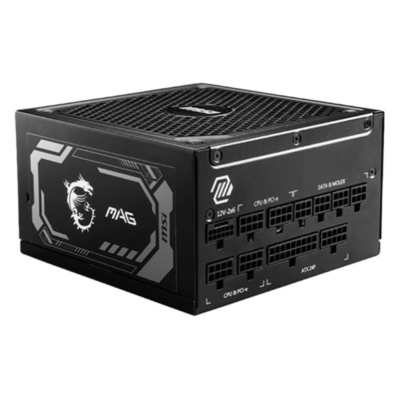 Boite D'alimentation MSI MAG A1000GL PCIE5 80+ GOLD En Tunisie