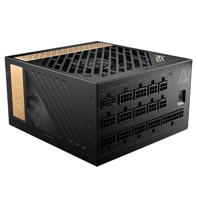 Boite D'alimentation MSI MEG AI1300P PCIE5 80+ Platinium Full Modulaire En Tunisie