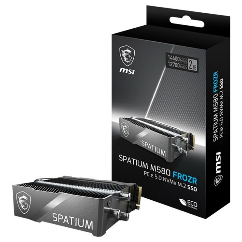 Disque Dur Interne SSD MSI Spatium M570 Pro 2To M.2 NVMe FROZR Noir En Tunisie Disque Dur Interne SSD MSI Spatium M570 Pro 2To M.2 NVMe FROZR Noir En Tunisie
