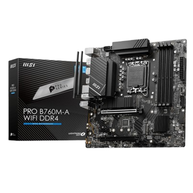Carte Mère MSI B760M-A Wifi DDR4 LGA1700 En Tunisie Carte Mère MSI B760M-A Wifi DDR4 LGA1700 En Tunisie