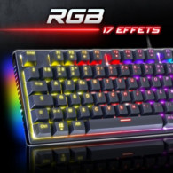 Spirit Of Gamer Clavier Gamer Xpert k250 Filaire RGB Rouge en Tunisie Spirit Of Gamer Clavier Gamer Xpert k250 Filaire RGB Rouge en Tunisie