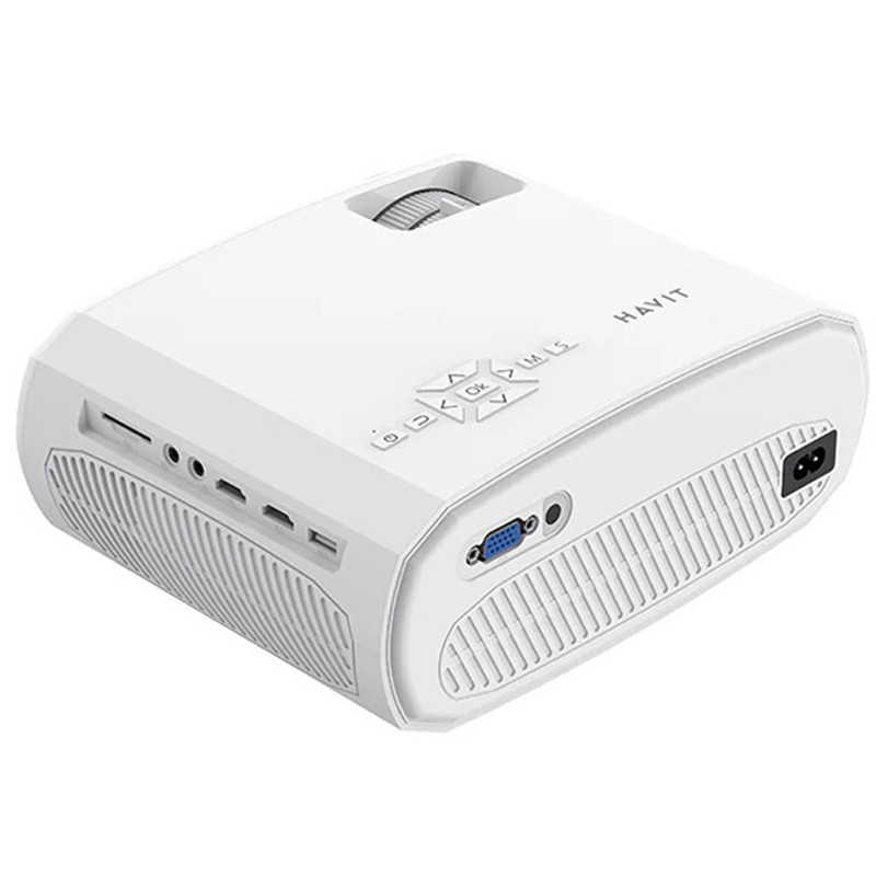 Vidéo Projecteur Havit PJ207 HD LCD Display Wifi Blanc en Tunisie