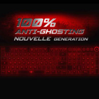 Spirit Of Gamer Clavier Mécanique XPERT-K1500 RGB Red Switch Gris En Tunisie