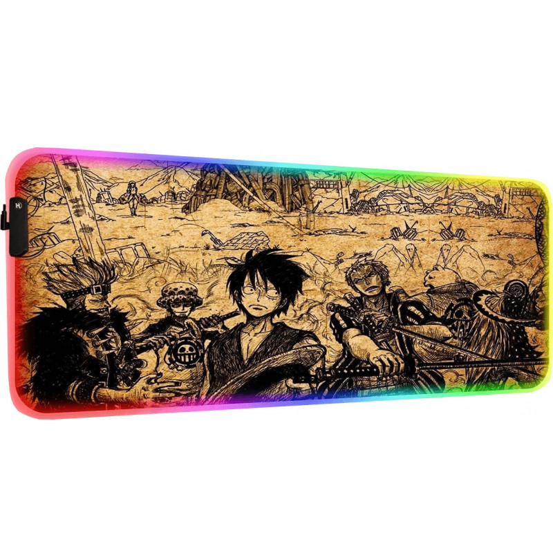Tapis Souris Gaming XXL Luffy RGB en Tunisie Tapis Souris Gaming XXL Luffy RGB en Tunisie