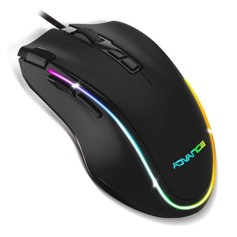 Souris Gamer Advance GTA250 RGB Noir en Tunisie