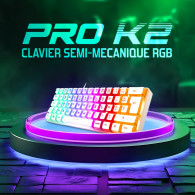 Clavier Gamer Spirit Of Gamer PRO-K2 RGB Blanc en Tunisie Clavier Gamer Spirit Of Gamer PRO-K2 RGB Blanc en Tunisie