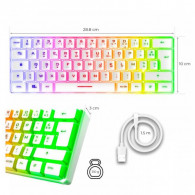 Clavier Gamer Spirit Of Gamer PRO-K2 RGB Blanc en Tunisie