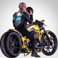 Sac à Dos Moto LED 18 Pouces Noir Sac à Dos Moto LED 18 Pouces Noir
