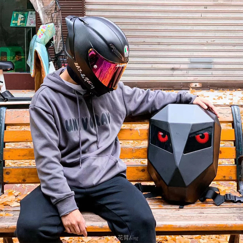 Sac à Dos Moto LED 18 Pouces Noir