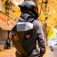Sac à Dos Moto LED 18 Pouces Noir Sac à Dos Moto LED 18 Pouces Noir