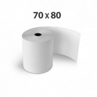 Rouleau De Papier Thermique 80x70 mm Blanc en Tunisie