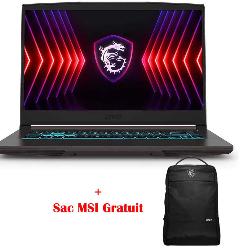 Pc Portable Gamer MSI Thin 15 B13UCX i7 13Gén 16Go 512Go SSD en Tunisie Pc Portable Gamer MSI Thin 15 B13UCX i7 13Gén 16Go 512Go SSD en Tunisie