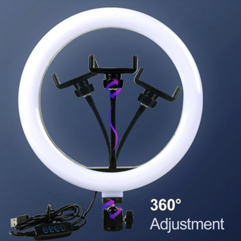 Mini Ring Light LED QX-260 10 Pouces en Tunisie