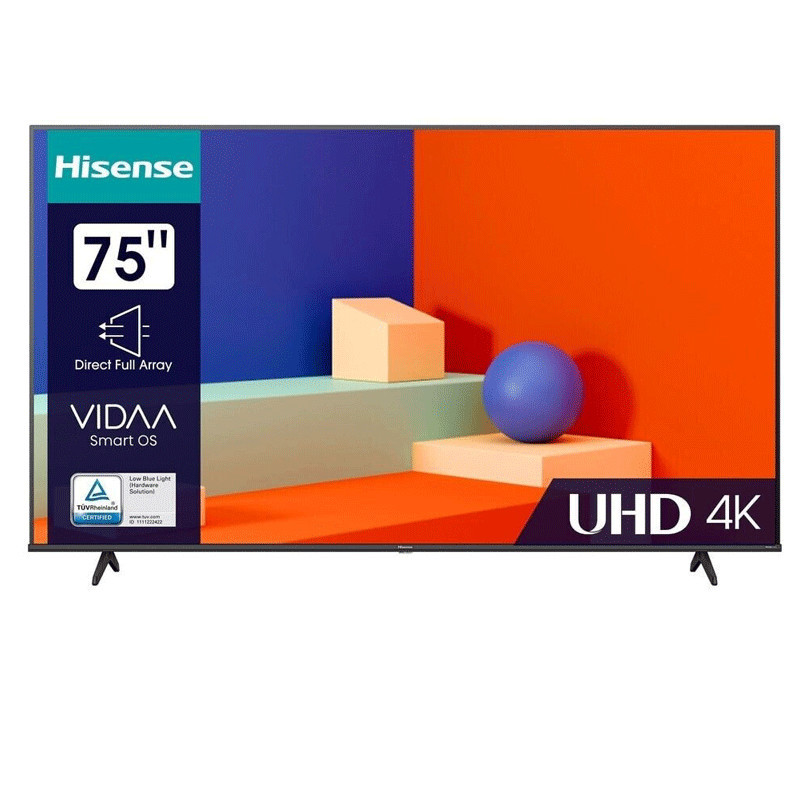 Tv Hisense 75A6K 75" UHD 4K Smart Tv Noir en Tunisie Tv Hisense 75A6K 75" UHD 4K Smart Tv Noir en Tunisie