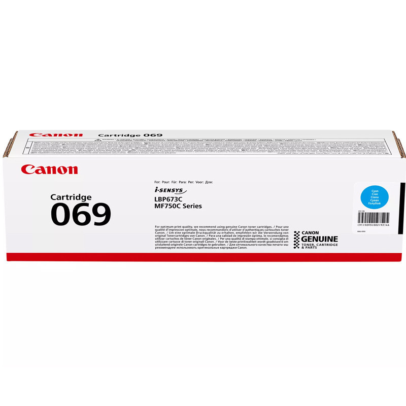 Toner Original Canon 069 Cyan  En Tunisie