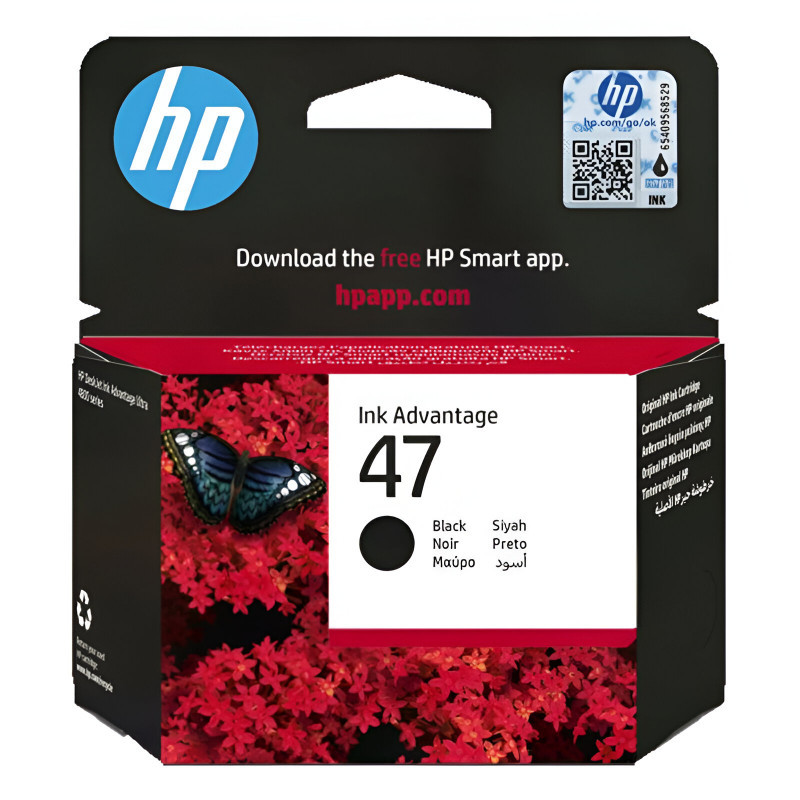 Cartouche Jet D'encre Original HP 47 Noir en Tunisie