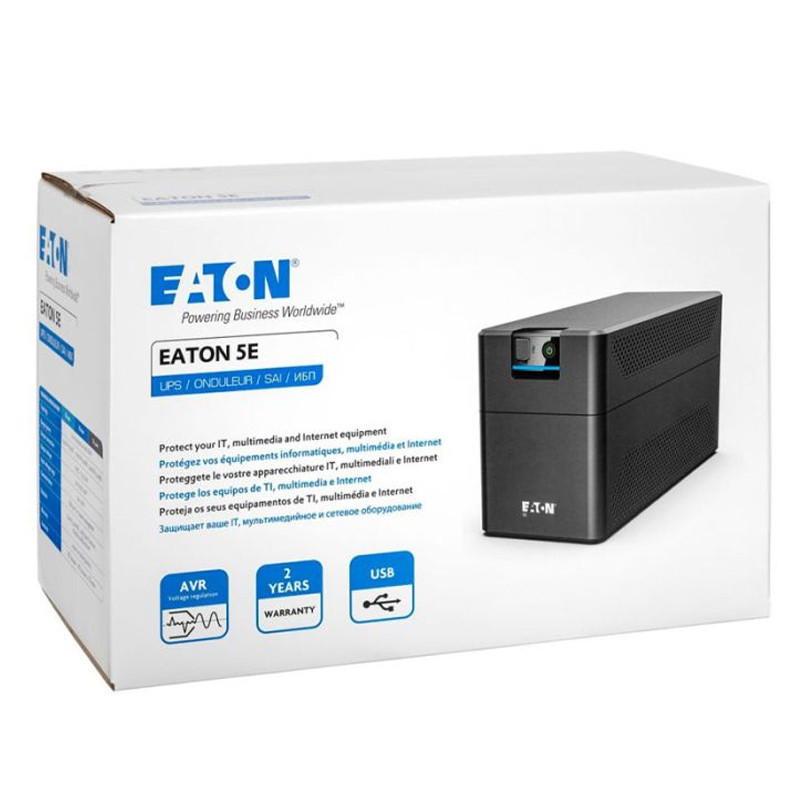 Onduleur Eaton In-Line 5E2200UI UPS 5E Gen2 USB IEC 2200 VA/1200 W Noir en Tunisie