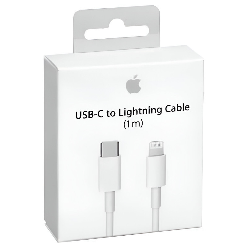 Câble Chargeur Apple Type-C Vers Lightning Blanc en Tunisie